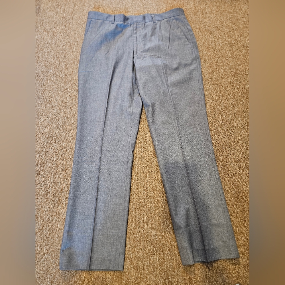 Perry Ellis Gray Dress Pants Slim Fit Size 32x32
